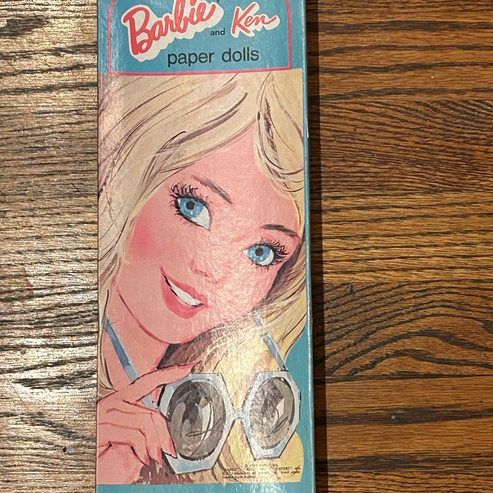 Vintage Barbie and Ken Paper Dolls